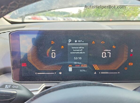 5XYRL4JC9SG406905 2025 KIA SORENTO Black Widok zestawu wskaźników