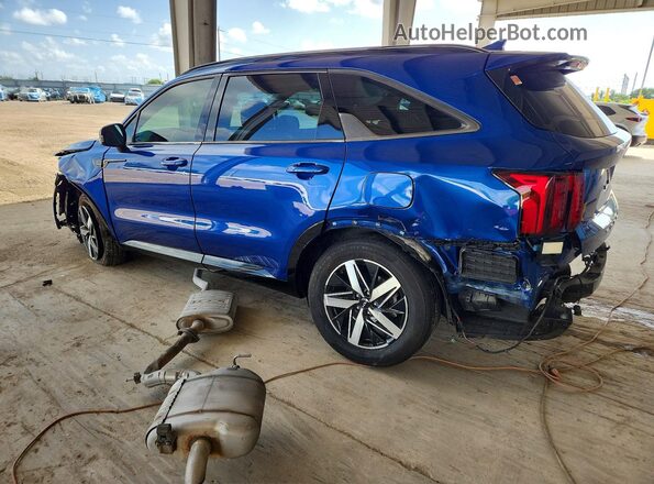 5XYRL4LC0NG143818 2022 KIA SORENTO Blue უკანა მარცხენა