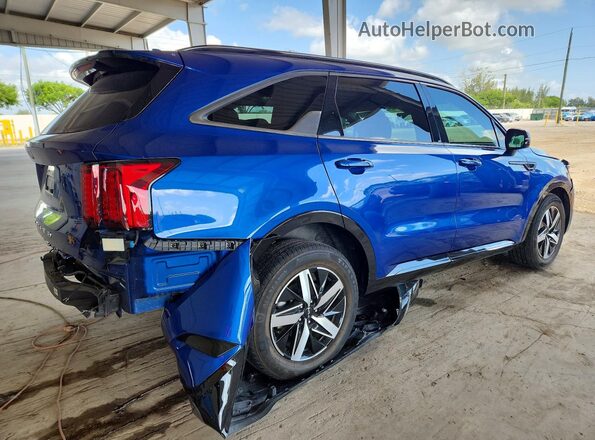 5XYRL4LC0NG143818 2022 KIA SORENTO Blue უკანა მარჯვენა
