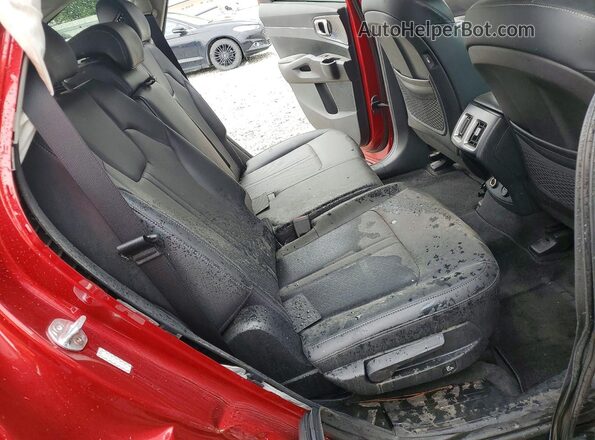 5XYRL4LC1MG009754 2021 KIA SORENTO Red Rear interior view