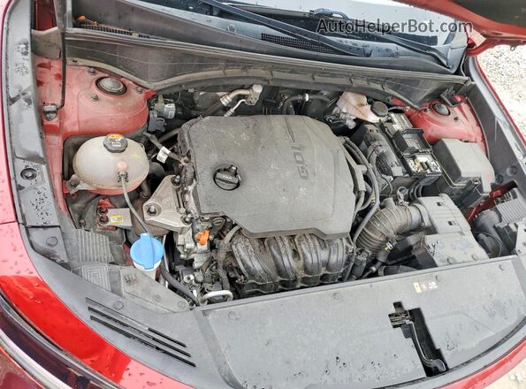 5XYRL4LC1MG009754 2021 KIA SORENTO Red Engine compartment view