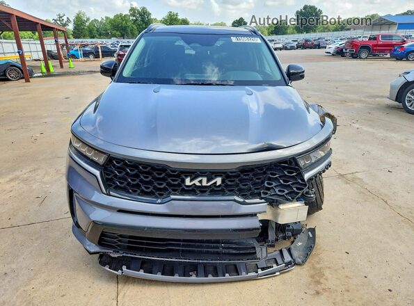 5XYRL4LC1PG253246 2023 KIA SORENTO Silver Vista frontal