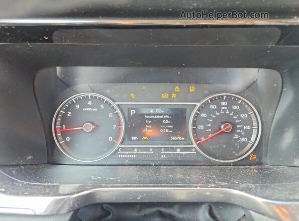 5XYRL4LC1PG253246 2023 KIA SORENTO Silver Vista del cuadro de instrumentos