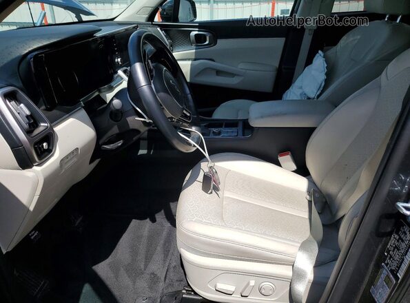 5XYRL4LC2PG203441 2023 KIA SORENTO Gray Widok wnętrza z przodu