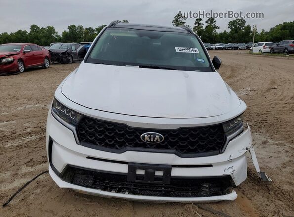 5XYRL4LC3MG041749 2021 KIA SORENTO White Դիմացի տեսք