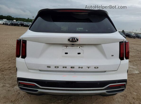 5XYRL4LC3MG041749 2021 KIA SORENTO White Հետևի տեսք