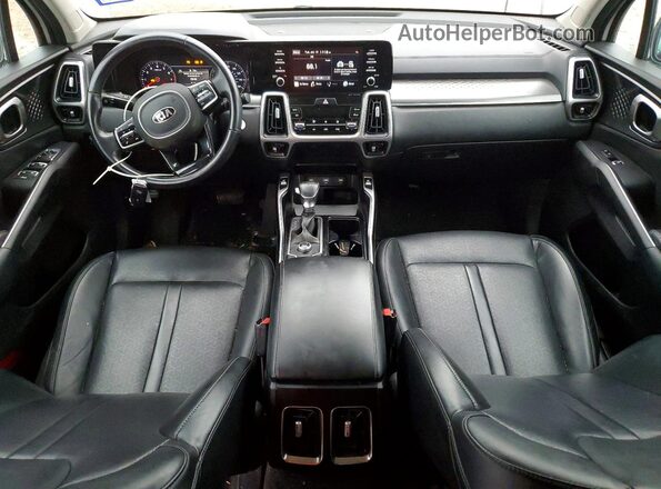 5XYRL4LC3MG041749 2021 KIA SORENTO White Առջևի վահանակի տեսք