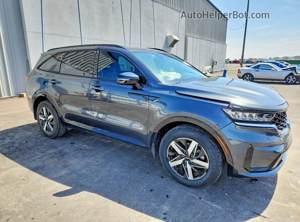 5XYRL4LC4PG190417 2023 KIA SORENTO Серый Передняя правая четверть