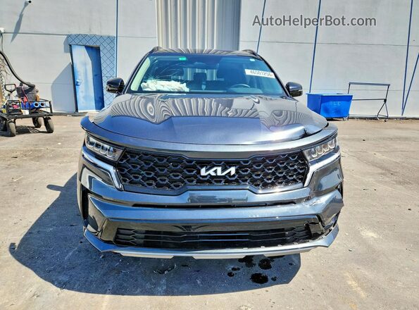 5XYRL4LC4PG190417 2023 KIA SORENTO Серый Вид спереди