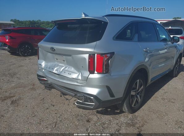 5XYRL4LC5MG054843 2021 KIA SORENTO Серебряный Вид спереди