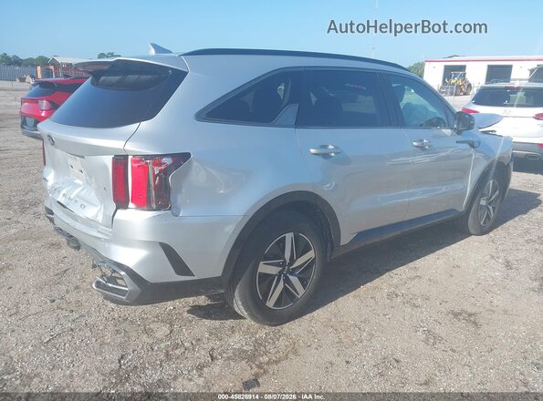 5XYRL4LC5MG054843 2021 KIA SORENTO Серебряный Задняя правая четверть
