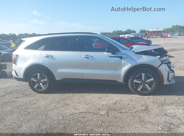 5XYRL4LC5MG054843 2021 KIA SORENTO Серебряный Вид задней части салона
