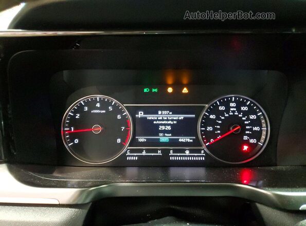 5XYRL4LC5PG182004 2023 KIA SORENTO Black Instrument cluster view