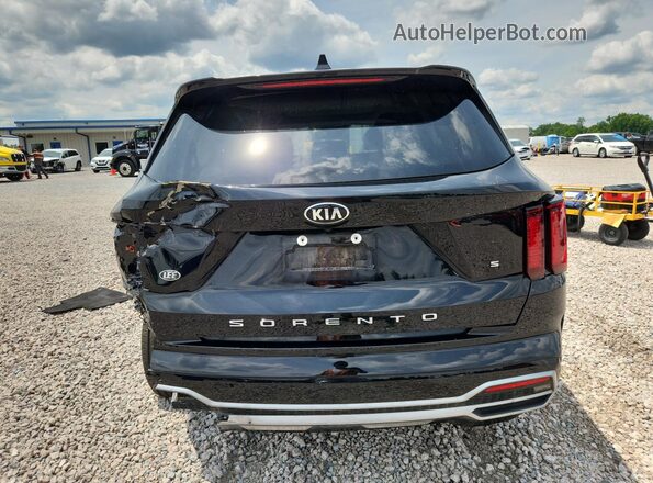 5XYRL4LC6MG061123 2021 KIA SORENTO Black Rear view