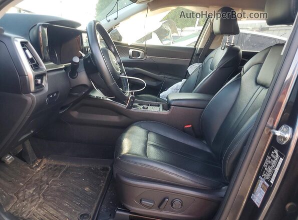 5XYRL4LC6MG066502 2021 KIA SORENTO Gray Սալոնի դիմացի տեսք