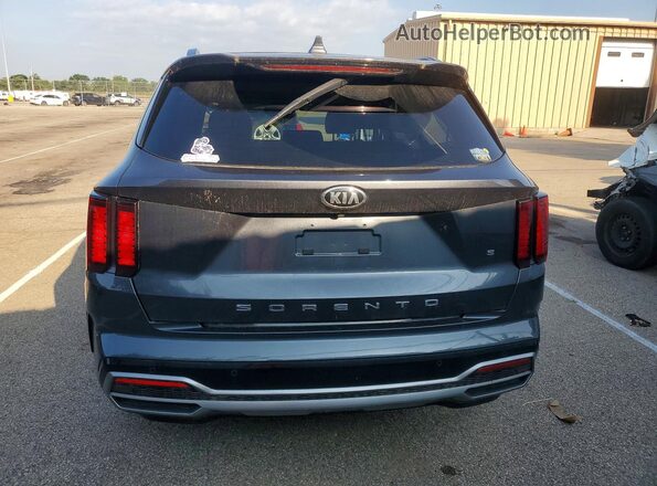 5XYRL4LC6MG066502 2021 KIA SORENTO Gray Հետևի տեսք