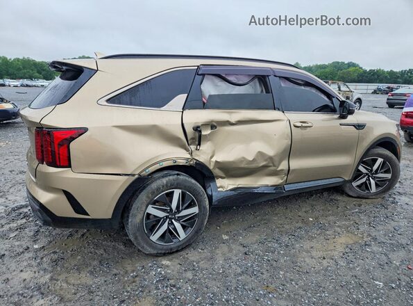 5XYRL4LC7MG009905 2021 KIA SORENTO Gold Rear right