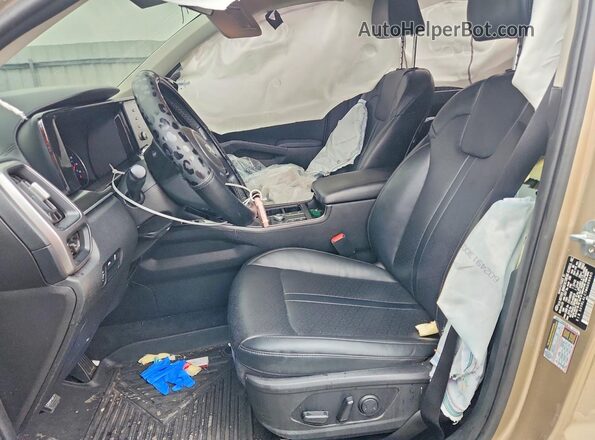 5XYRL4LC7MG009905 2021 KIA SORENTO Gold Front interior view