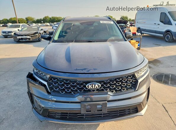 5XYRL4LC8MG020315 2021 KIA SORENTO Gray Widok z przodu