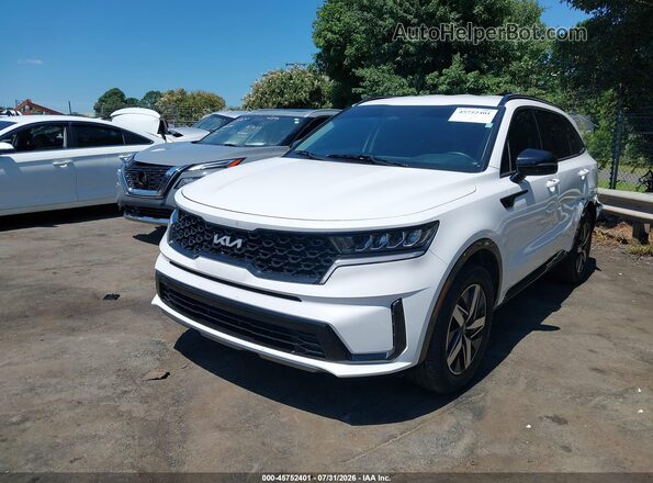 5XYRL4LCXNG129182 2022 KIA SORENTO White Przód lewy