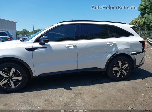 5XYRL4LCXNG129182 2022 KIA SORENTO White Widok z przodu