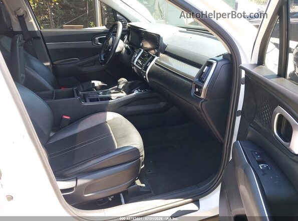 5XYRL4LCXNG129182 2022 KIA SORENTO White Widok wnętrza z przodu
