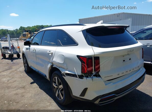 5XYRL4LCXNG129182 2022 KIA SORENTO White Tył lewy