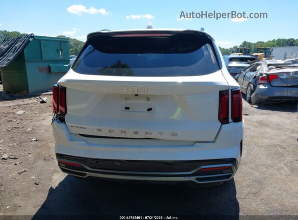 5XYRL4LCXNG129182 2022 KIA SORENTO White 