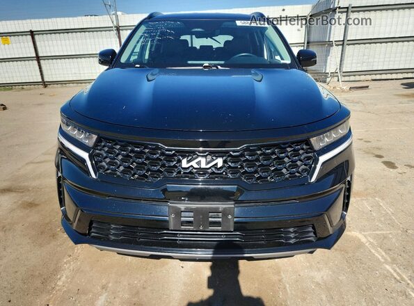5XYRL4LCXNG157502 2022 KIA SORENTO Black Դիմացի տեսք