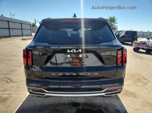 5XYRL4LCXNG157502 2022 KIA SORENTO Black Հետևի տեսք