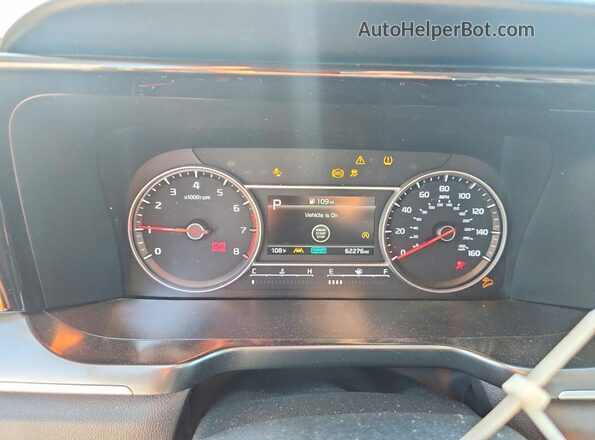 5XYRL4LCXNG157502 2022 KIA SORENTO Black Սարքավորումների վահանակի տեսք