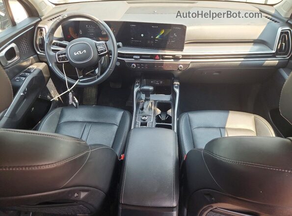 5XYRLDJC0RG280430 2024 KIA SORENTO Black Widok deski rozdzielczej