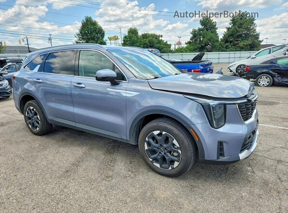 5XYRLDJC7RG268629 2024 KIA SORENTO Синий Передняя правая четверть
