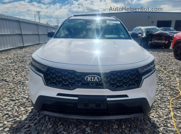 5XYRLDLC1MG039112 2021 KIA SORENTO White Вид спереду