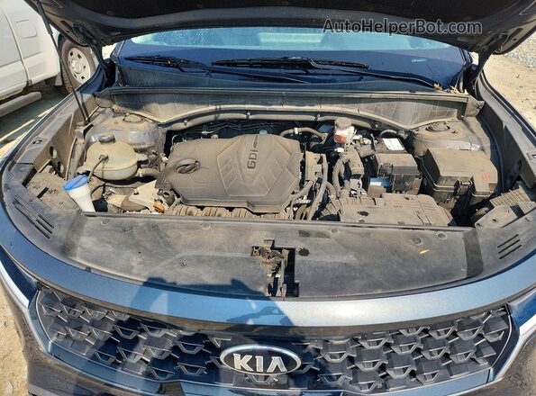 5XYRLDLC3MG004149 2021 KIA SORENTO Gray ძრავის განყოფილების ხედი