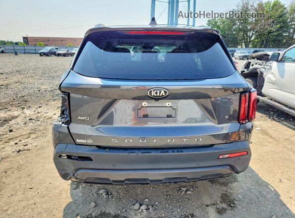 5XYRLDLC3MG004149 2021 KIA SORENTO Gray უკანა ხედი