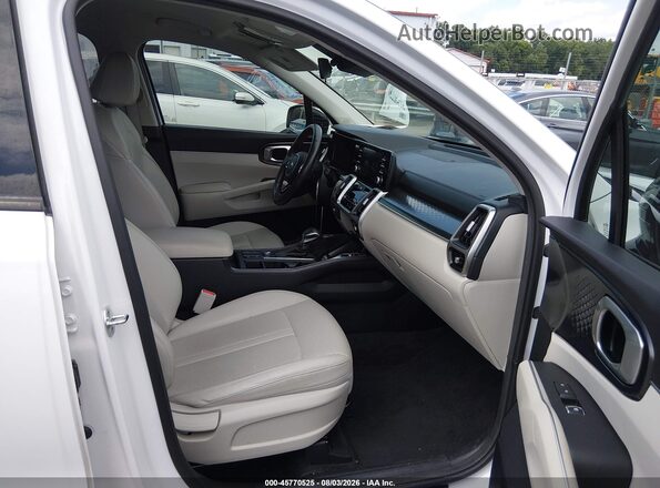 5XYRLDLC4MG064778 2021 KIA SORENTO White Widok wnętrza z przodu