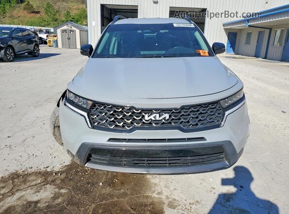 5XYRLDLC4NG121207 2022 KIA SORENTO Gray Vista frontal