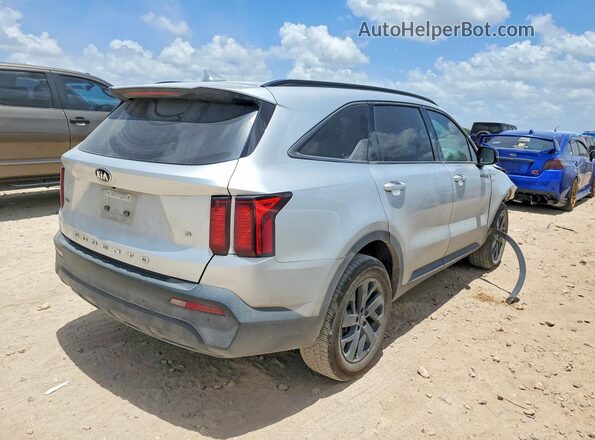 5XYRLDLC5MG004590 2021 KIA SORENTO Silver Rear right