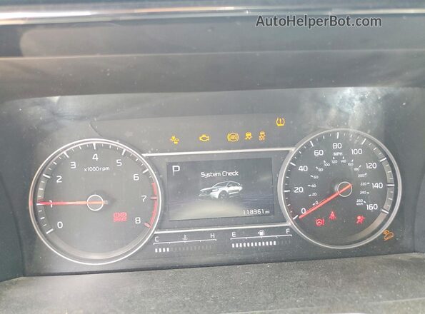5XYRLDLC5MG004590 2021 KIA SORENTO Silver Instrument cluster view
