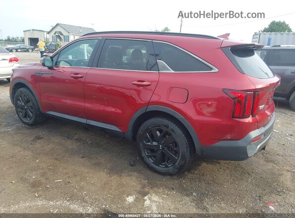 5XYRLDLC5MG021275 2021 KIA SORENTO Maroon Rear left