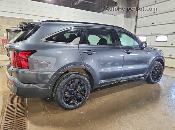 5XYRLDLC5MG036293 2021 KIA SORENTO Серый Задняя правая четверть