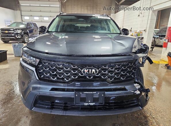 5XYRLDLC5MG036293 2021 KIA SORENTO Серый Вид спереди