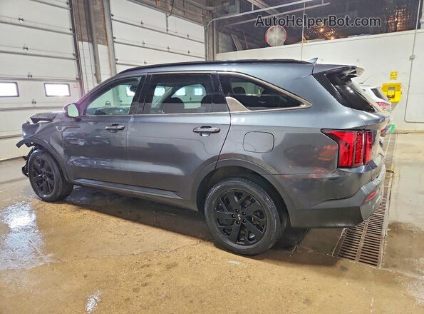 5XYRLDLC5MG036293 2021 KIA SORENTO Серый Задняя левая четверть