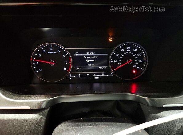 5XYRLDLC5MG036293 2021 KIA SORENTO Серый Вид щитка приборов