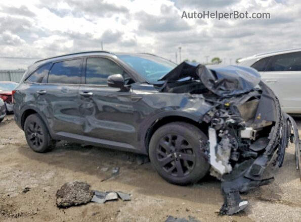 5XYRLDLC5MG049187 2021 KIA SORENTO Угольный Передняя правая четверть