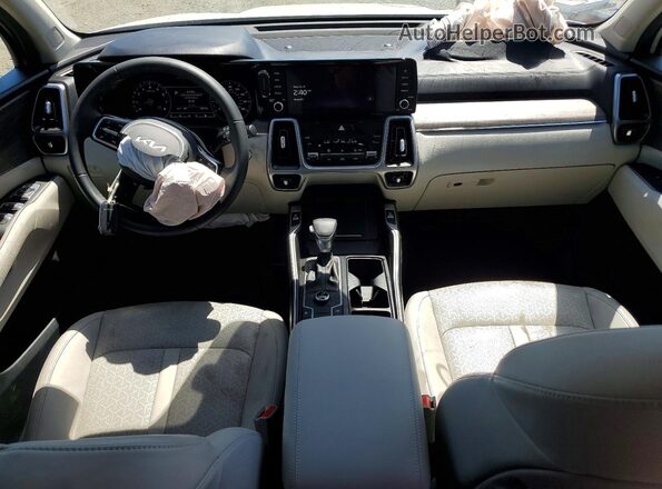 5XYRLDLC6PG228343 2023 KIA SORENTO White წინა პანელის ხედი