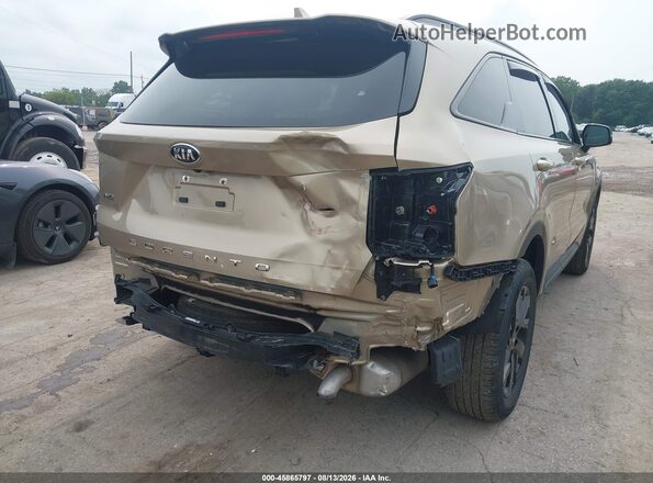 5XYRLDLC7MG002856 2021 KIA SORENTO Золотой Вид спереди