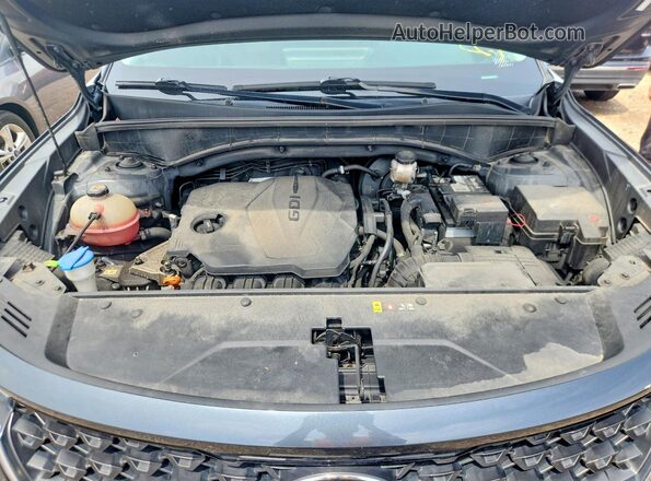 5XYRLDLC8MG038135 2021 KIA SORENTO Gray უკანა სალონის ხედი