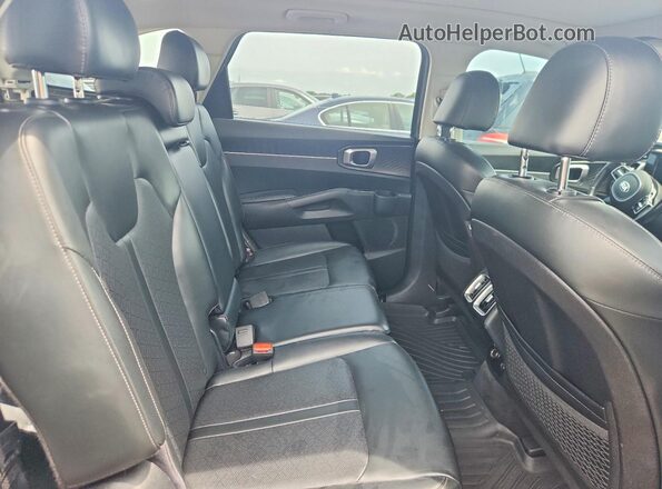 5XYRLDLC8MG038135 2021 KIA SORENTO Gray უკანა სავარძლების ხედი